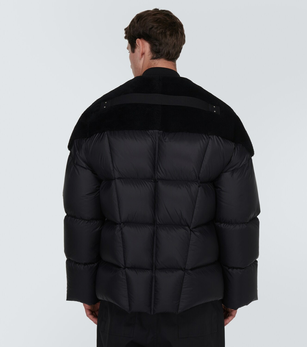 Rick Owens Flight shearling-trimmed down jacket Rick Owens