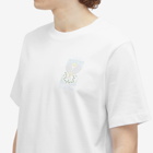 Casablanca Men's Tennis Pastelle T-Shirt in White