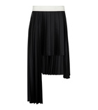 Peter Do - Pleated asymmetric wool midi skirt