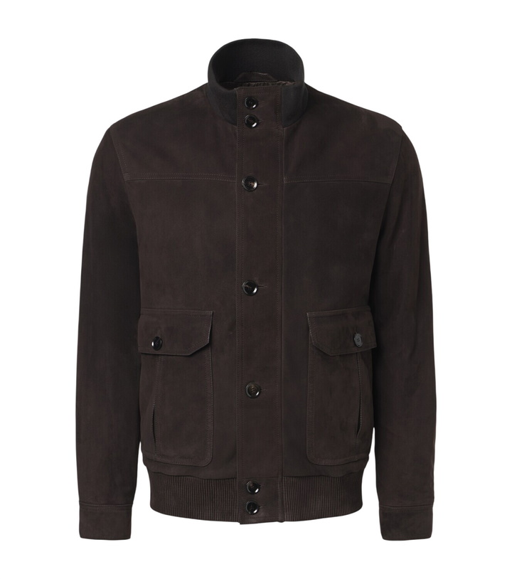 Photo: Brioni Suede bomber jacket