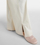 Jil Sander Pleated cotton wide-leg pants