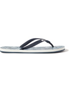 Vilebrequin - Printed Rubber Flip Flops - Blue