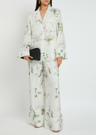 Erdem Printed Silk Pyjama Shirt Multi Floral