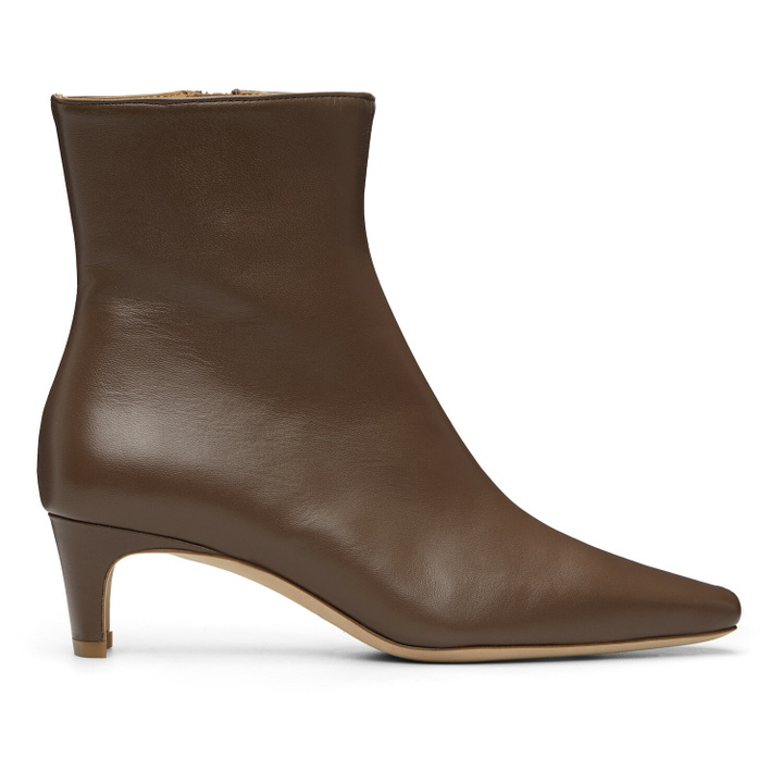 Photo: Staud Brown Wally Ankle Boots