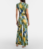 Christopher Esber Acidic Floral cropped T-shirt