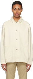 nanamica Off-White Raglan Denim Jacket
