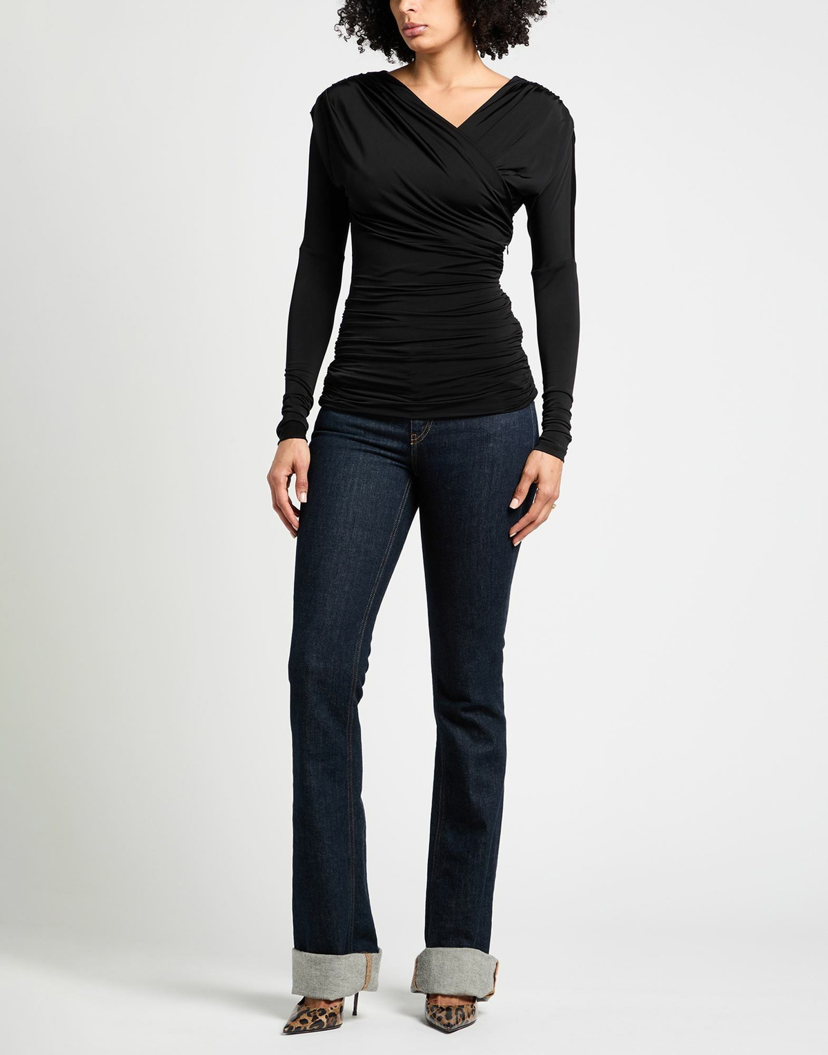 Ganni Womens Top in Black