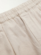 Folk - Assembly Linen and Cotton-Blend Shorts - Neutrals