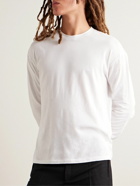 Auralee - Cotton-Jersey T-Shirt - White