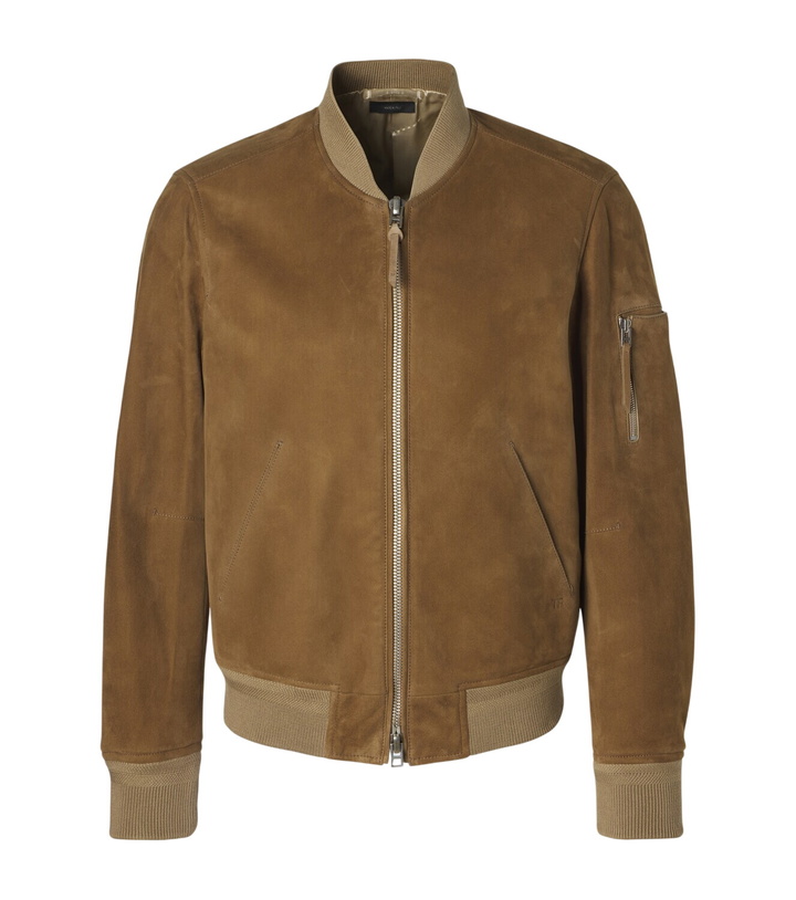 Photo: Tom Ford Suede bomber jacket