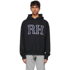 Rhude Black Fluer Market Hoodie