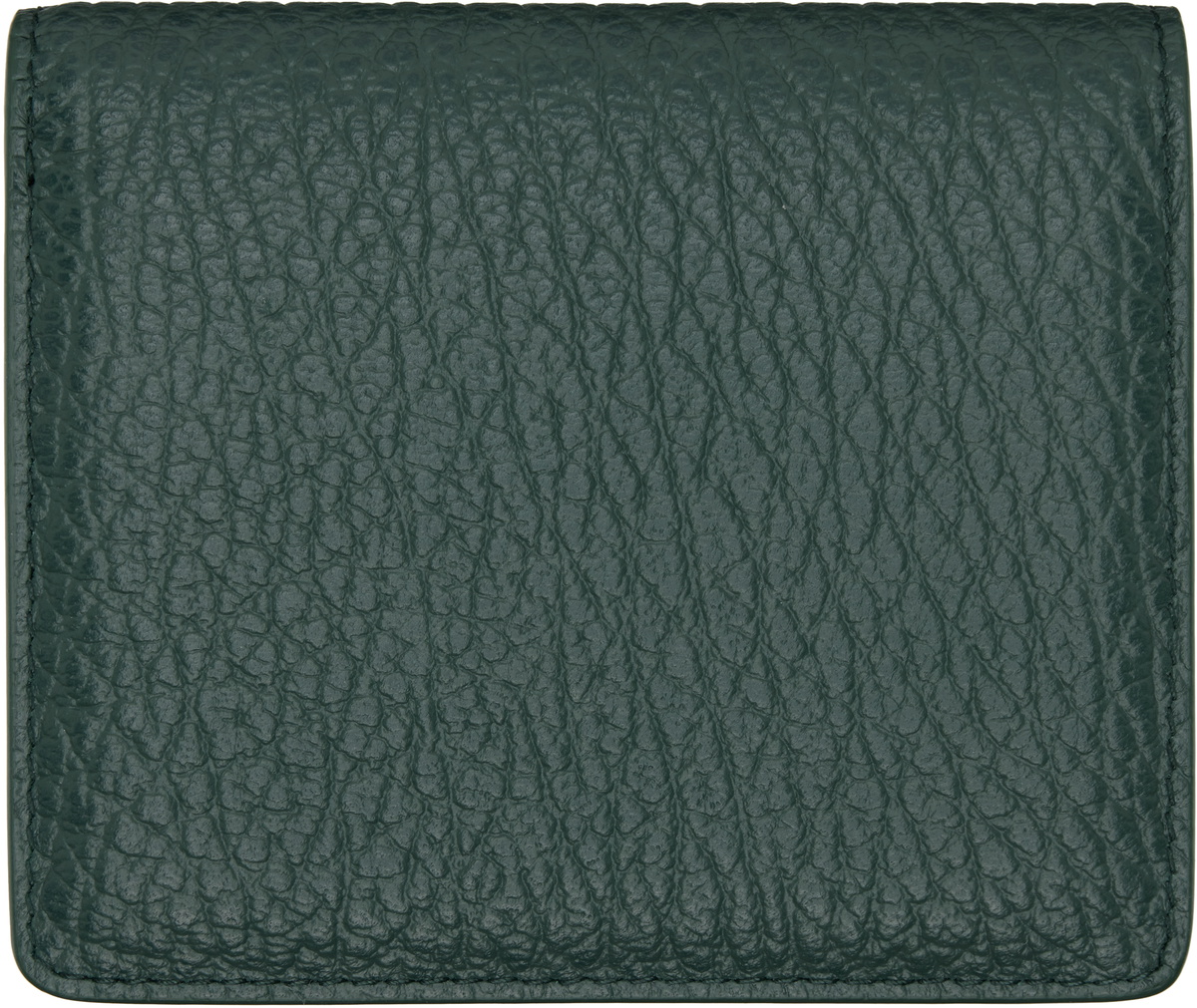 Maison Margiela Green Four Stitches Pocket Wallet Maison Margiela