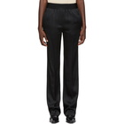 Haider Ackermann Black Shiny Trousers