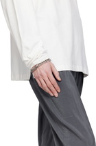 IN GOLD WE TRUST PARIS Silver Curb Chain Bracelet