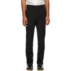 Fendi Black Perforated Check Trousers