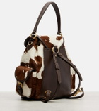 Miu Miu Cow-print calf hair backpack