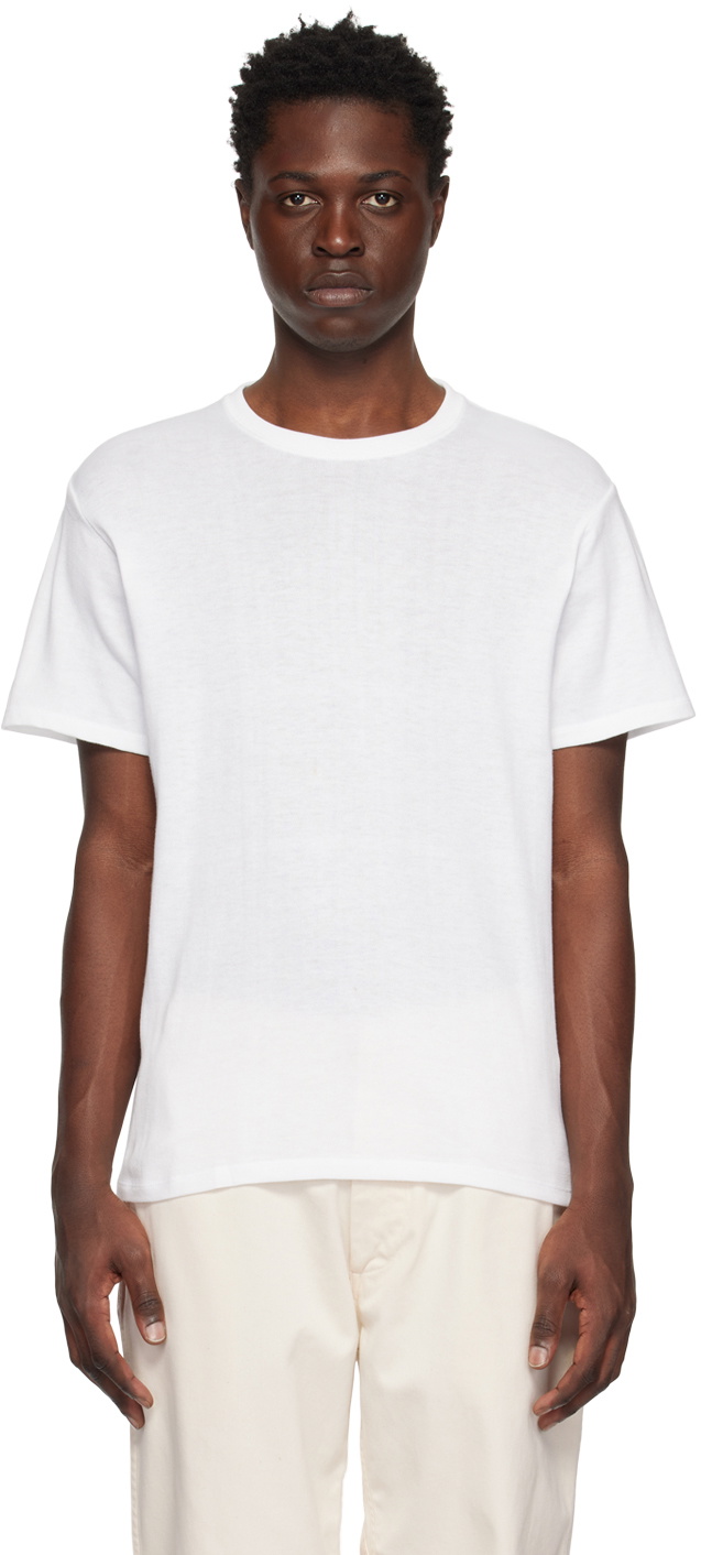 nanamica White Crewneck T-Shirt Nanamica