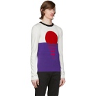 Paco Rabanne Off-White and Purple Sunset Sweater