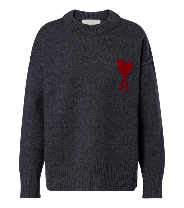 Photo: Ami Paris Ami de Cœur virgin wool sweater