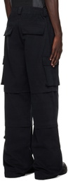 MISBHV Black Baggy Work Cargo Pants