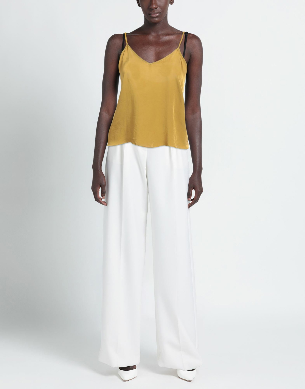 Alessia Santi Womens Top Mustard