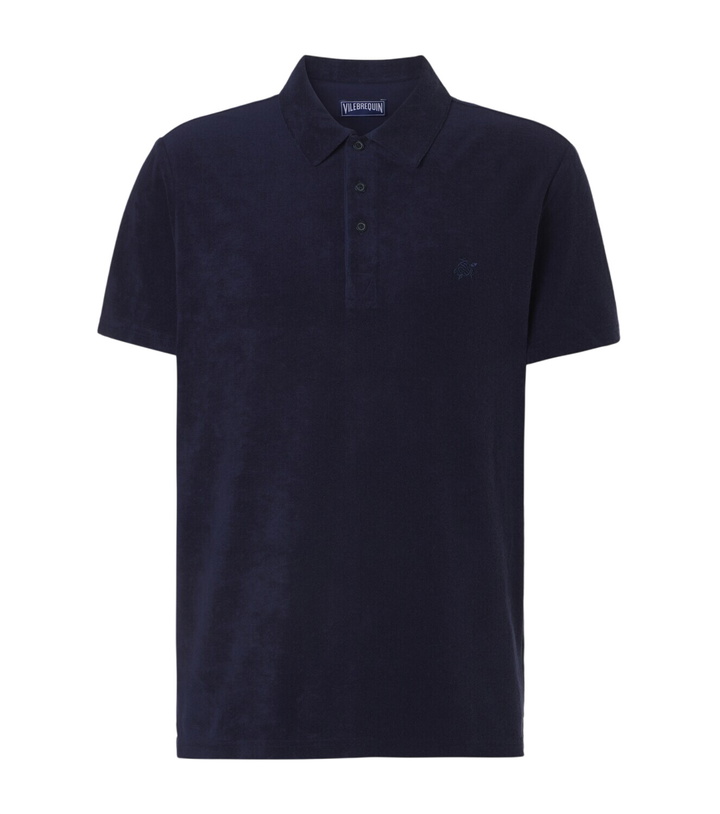 Photo: Vilebrequin Cotton-blend terry polo shirt