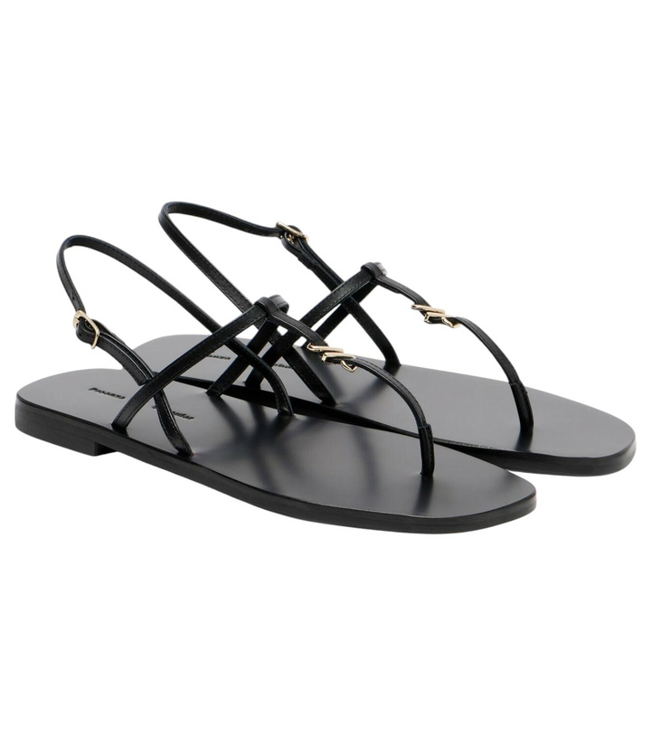Photo: Proenza Schouler Monogram leather thong sandals