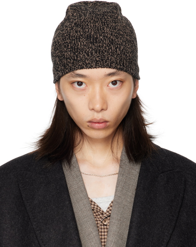 Photo: OUR LEGACY Black & Brown Classic Beanie