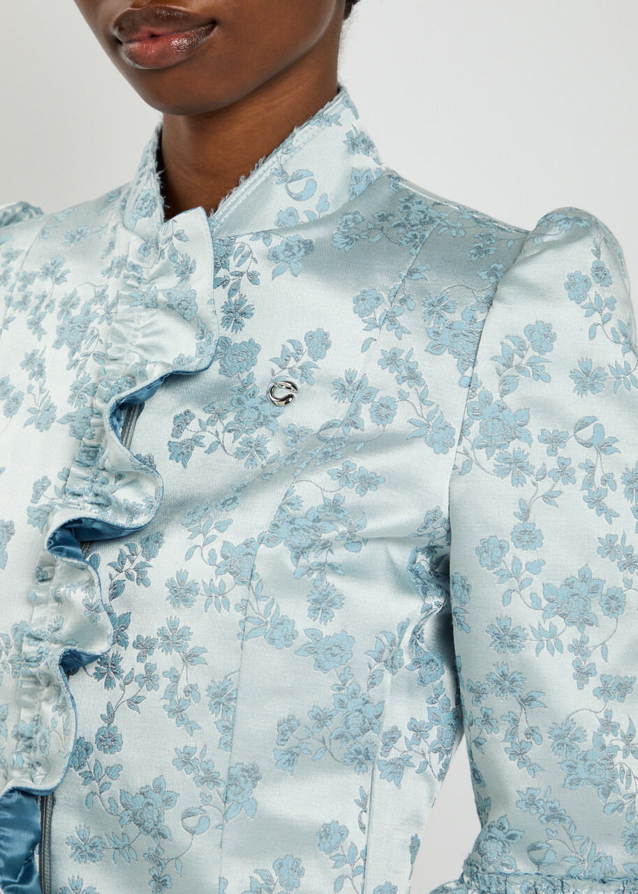Floral Symphony Twill Jacket