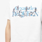 Alexander McQueen Men's Garden Skeleton T-Shirt in White