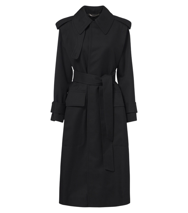 Photo: Victoria Beckham Philippa virgin wool twill trench coat