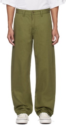 Nudie Jeans Khaki Tuff Tony Trousers