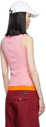 FLORE FLORE Pink Esmé Tank Top