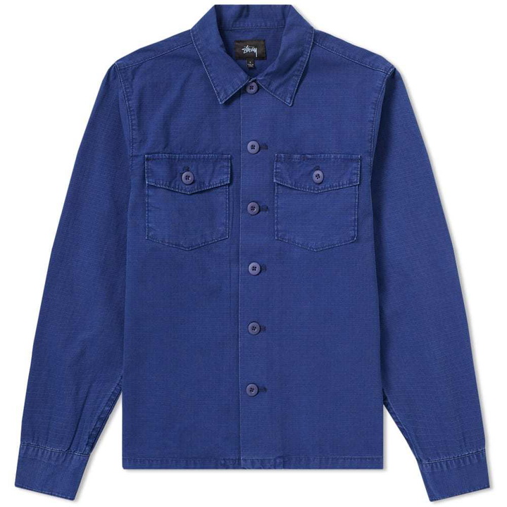 Photo: Stussy Classic BDU Shirt Blue