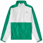Grand Collection Crinkle Nylon Jacket in Kelly/White