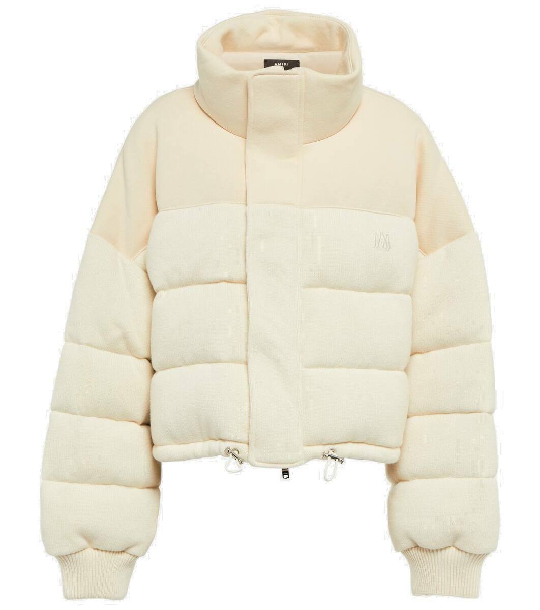 Amiri Cotton and cashmere-blend puffer jacket Amiri