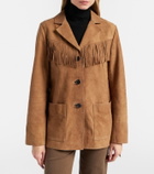 Rixo Fringed suede jacket