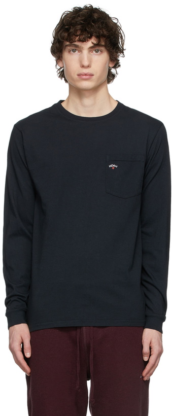 Photo: Noah Black Logo Long Sleeve T-Shirt