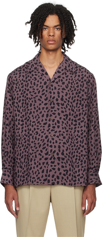 Photo: WACKO MARIA Purple Leopard Shirt