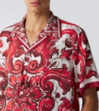 Dolce&Gabbana Majolica silk twill shirt