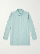 Charvet - Striped Cotton-Poplin Shirt - Green