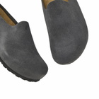 Birkenstock Men's Amsterdam Wrapped in Charcoal Suede