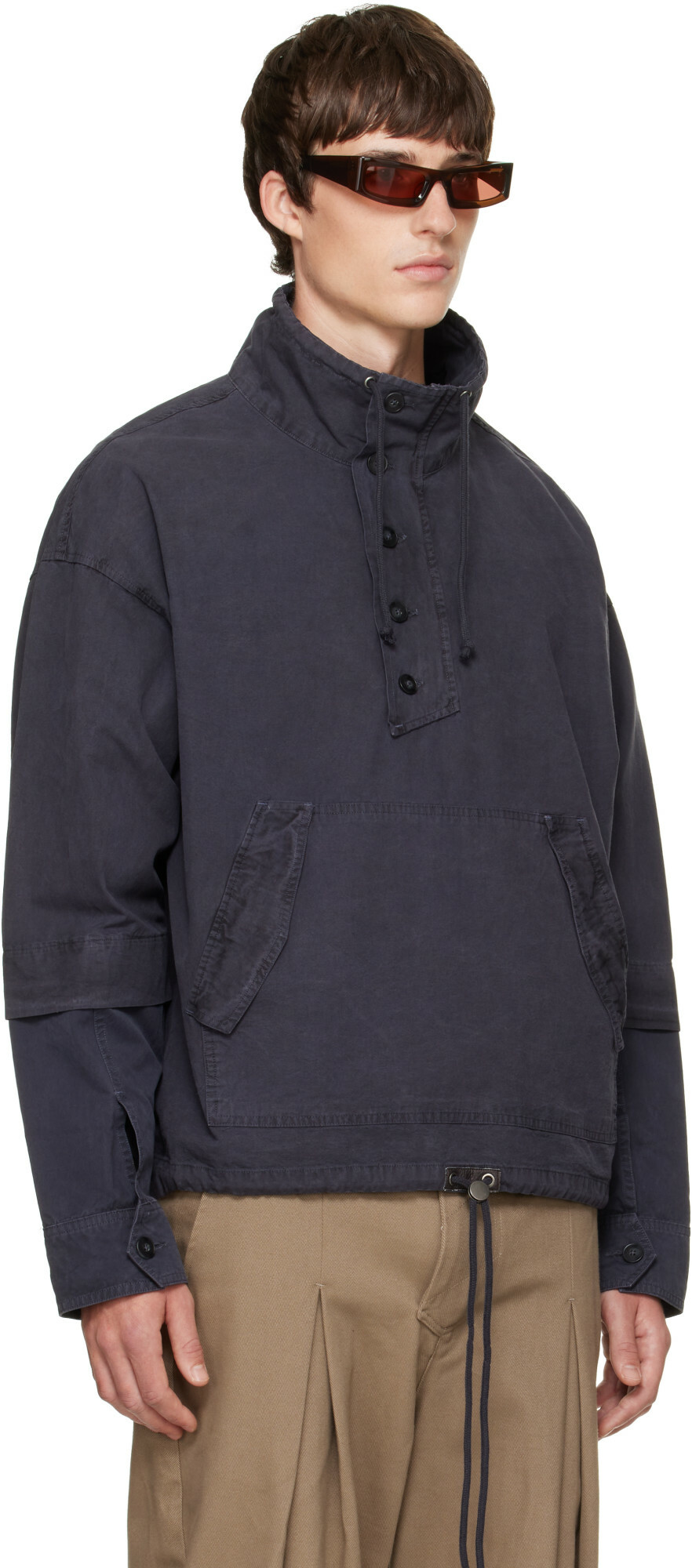 Entire Studios Navy Bowery Anorak