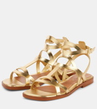 Zimmermann Zimmermann Bay metallic leather sandals