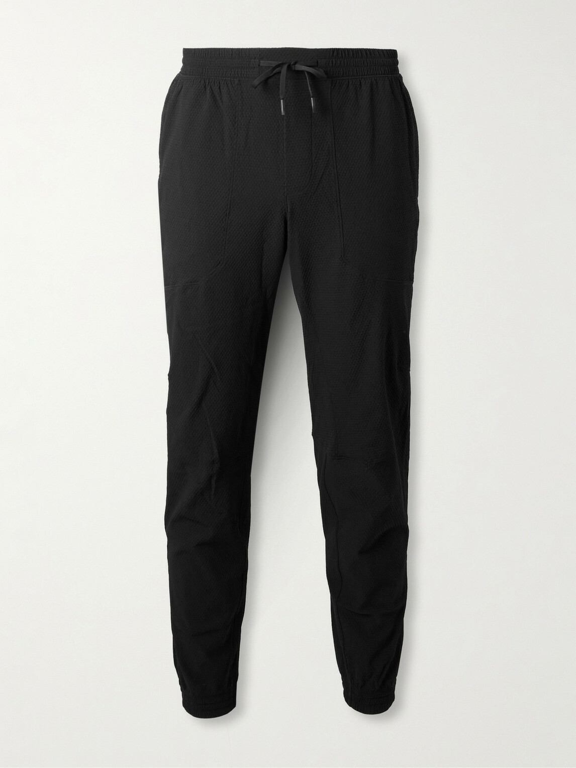 Lululemon - Licence to Train Tapered Stretch Recycled Waffle-Knit Joggers - Black