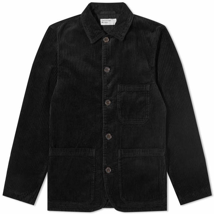 Photo: Universal Works Men's Bakers Chore Jacket in Black