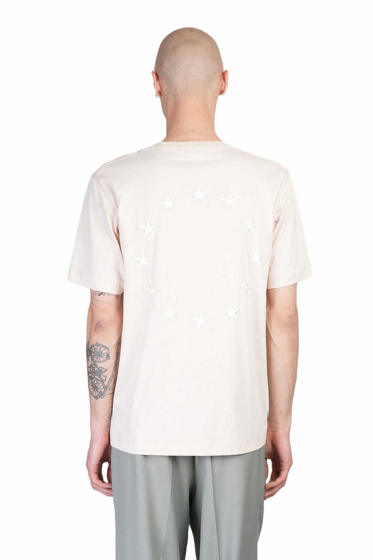 Études T-shirt In Beige Cotton