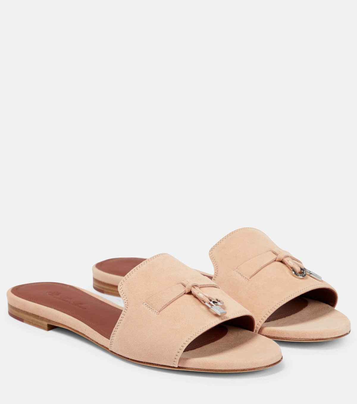 Loro Piana - Summer Charms flat suede sandals Loro Piana