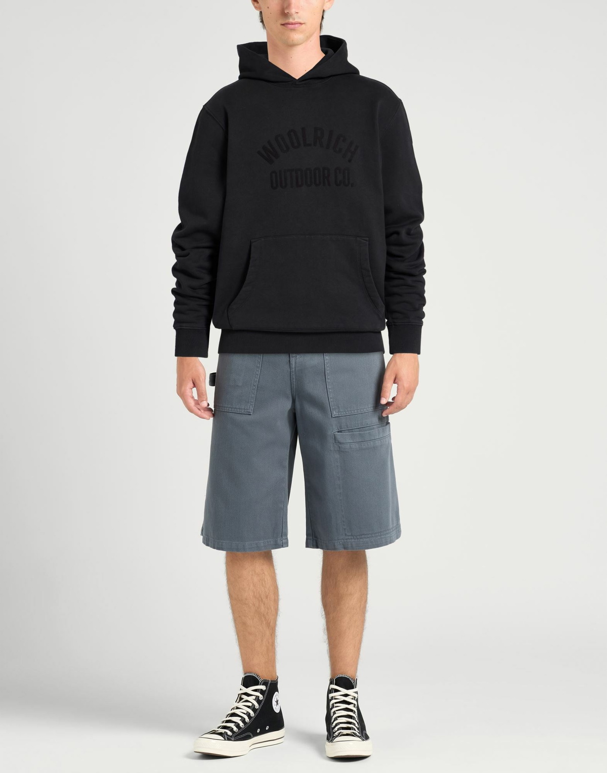 Woolrich Mens Sweatshirt in Black