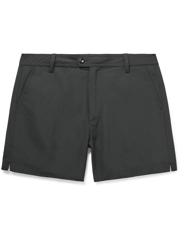 Photo: TOM FORD - Straight-Leg Faille Shorts - Black